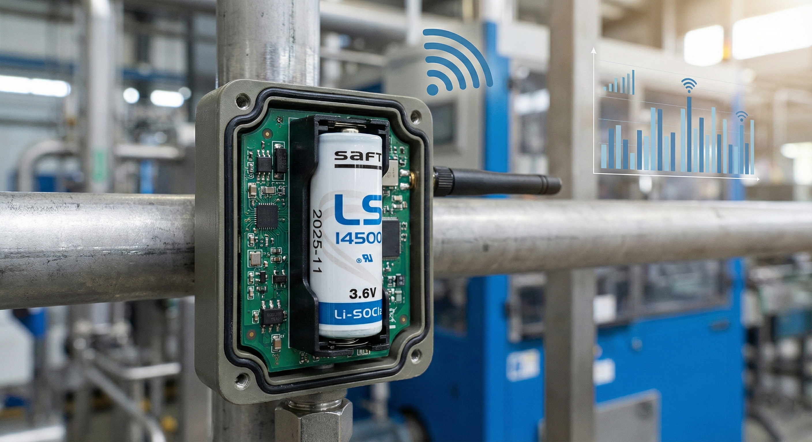Optimiser l’utilisation des Wireless IIoTs avec des batteries lithium